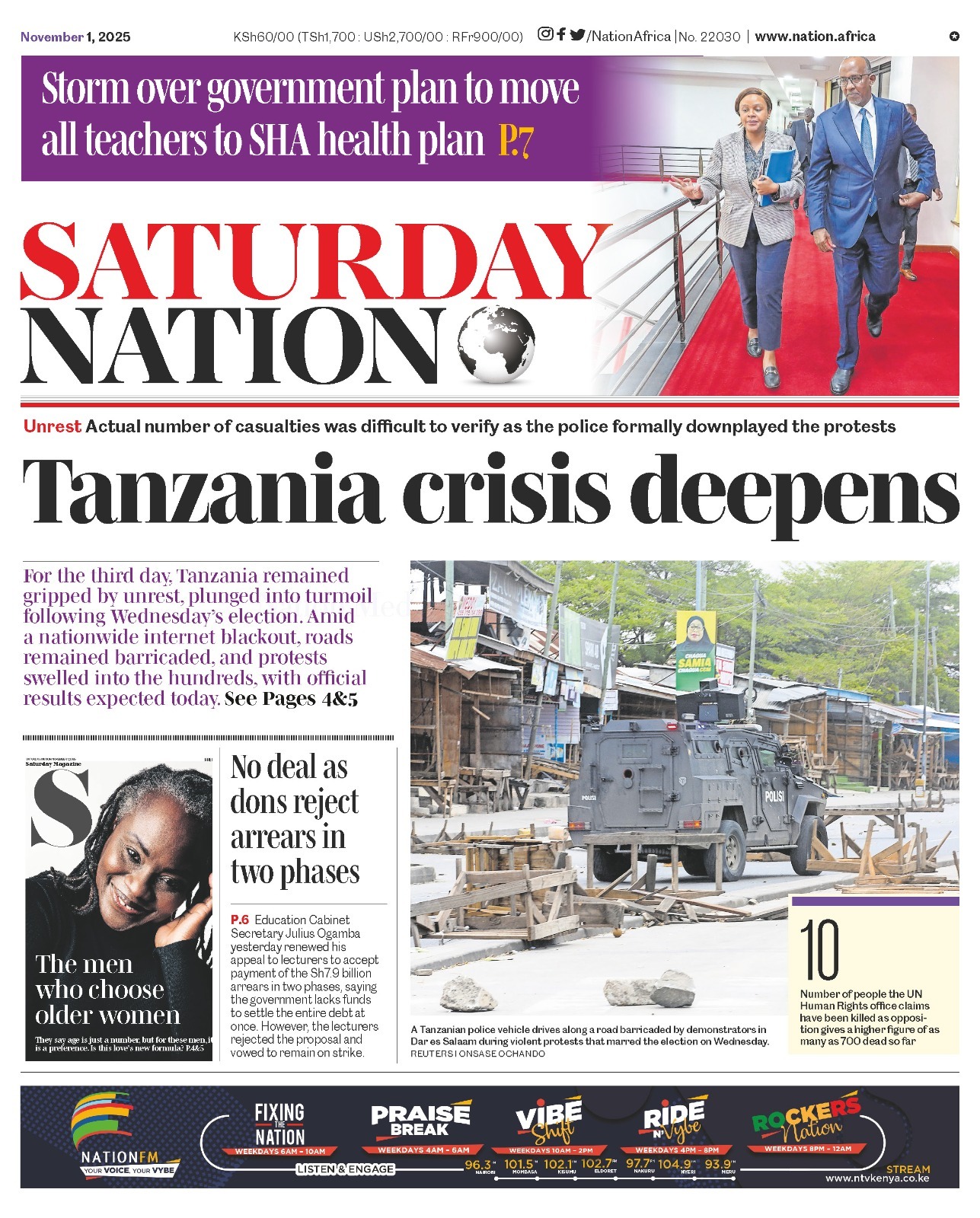 Tanzania crisis deepens Nov 1, 2025 🗞️ 🌍 Read the epaper: https://...