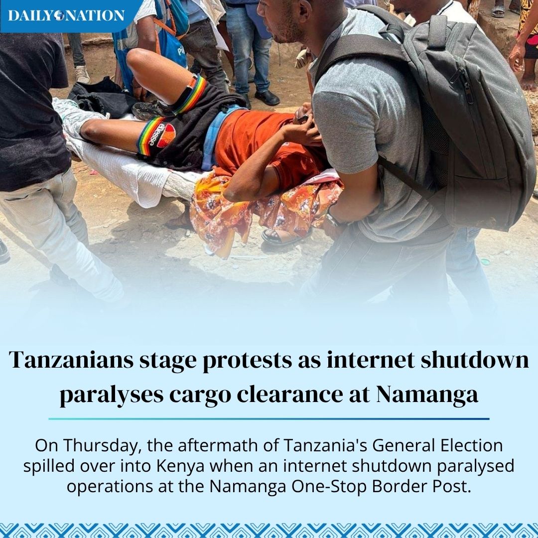 Election: Tanzanians stage protests as internet shutdown paralyses...